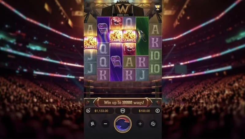 Reel Royale Showdown - Scatter nne, zinazoanzisha raundi ya Bonasi